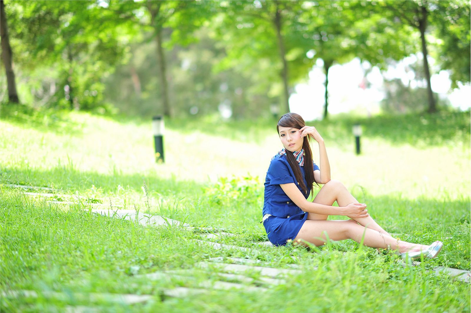 Beautyleg女神-小雪 Winnie-校园制服街拍写真合集 1